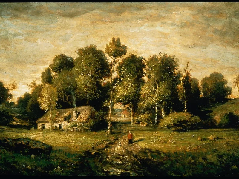 1812-Théodore Rousseau - Casa tra gli alberi - Museum of Fine Arts Boston